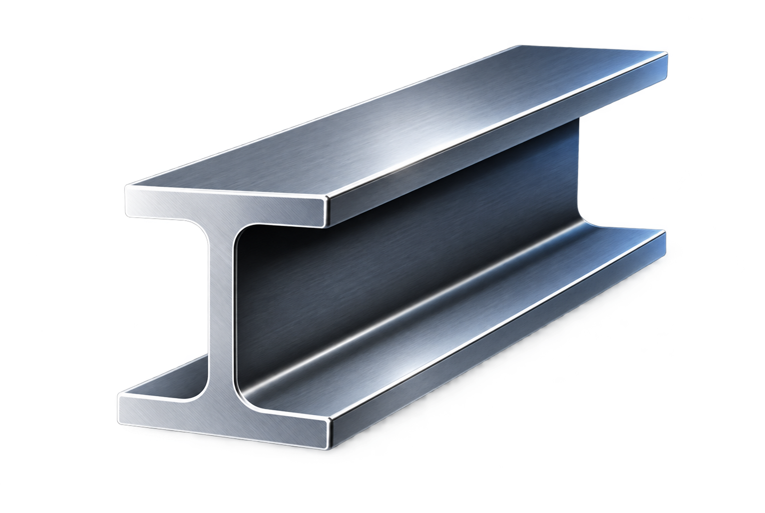 Steel I-beam representing steelwork and fabrication services